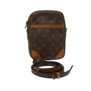 Pre-owned Canvas louis-vuitton-bags Louis Vuitton Vintage , Brown , Da...