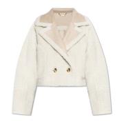 Omkeerbare imitatieleren jas Munthe , Beige , Dames