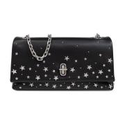 Leren crossbody portemonnee Marc Jacobs , Black , Dames