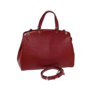 Pre-owned Leather louis-vuitton-bags Louis Vuitton Vintage , Red , Dam...