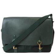 Pre-owned Leather louis-vuitton-bags Louis Vuitton Vintage , Green , D...