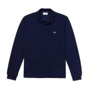 Klassieke Polo in Diverse Kleuren Lacoste , Blue , Heren