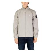 Gewatteerde Harrington Jas Mannen Collectie Calvin Klein Jeans , Gray ...