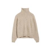 Glitterende Dotty Pullover Sweater Vanessa Bruno , Beige , Dames