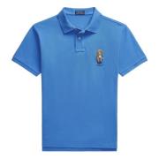 Blauw Kortemouw Casual Polo Shirt Polo Ralph Lauren , Blue , Heren