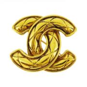 Pre-owned Metal chanel-jewelry Chanel Vintage , Yellow , Dames