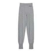 Elegante wolmix kasjmierbroek Twinset , Gray , Dames