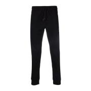 Zwarte Gebreide Joggingbroek Paul & Shark , Black , Heren