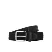 Geweven riem in zwart Jack & Jones , Black , Heren