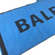 Pre-owned Wool scarves Balenciaga Vintage , Blue , Heren