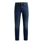 Heren Denim Jeans Moon Style Hugo Boss , Blue , Heren