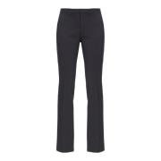 Elegante Stretch Polyester Elastaan Broek Pinko , Black , Dames