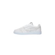 Leren Sneakers met EJ Rocket Logo Enterprise Japan , White , Dames