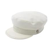 Pre-owned Canvas hats Hermès Vintage , White , Dames