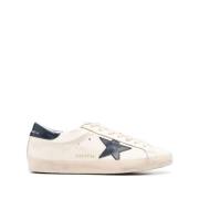 Casual Beige Leren Sneakers Golden Goose , Beige , Heren