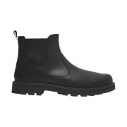 Chelsea Laarzen Zwart Volnerf Timberland , Black , Heren