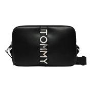 City Bold Camera Tas - Dames Collectie Tommy Hilfiger , Black , Dames