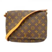 Pre-owned Fabric shoulder-bags Louis Vuitton Vintage , Brown , Dames