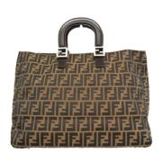 Pre-owned Leather fendi-bags Fendi Vintage , Brown , Dames