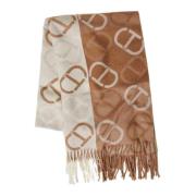 Elegante Sjaal voor Vrouwen Twinset , Brown , Dames