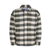 Teddy Overshirt Antique White Jack & Jones , White , Heren