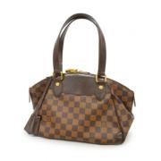 Pre-owned Fabric louis-vuitton-bags Louis Vuitton Vintage , Brown , Da...