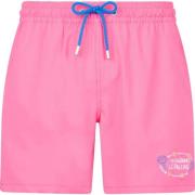 Shorts en slips in polyester elastaan MC2 Saint Barth , Pink , Heren