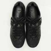 Pre-owned Leather sneakers Dior Vintage , Black , Heren