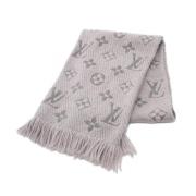 Pre-owned Silk scarves Louis Vuitton Vintage , Gray , Dames