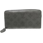 Pre-owned Leather wallets Louis Vuitton Vintage , Black , Dames