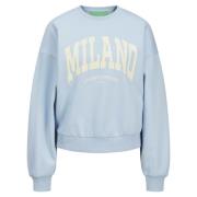 Merle Crew Sweatshirt Blauw Jack & Jones , Blue , Dames