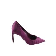 Pre-owned Leather heels Dior Vintage , Purple , Dames