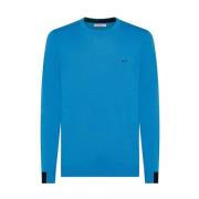 Turquoise Sweatshirt voor Heren Sun68 , Blue , Heren