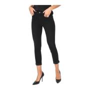 Katoen Merino Blend Jeans Liu Jo , Black , Dames