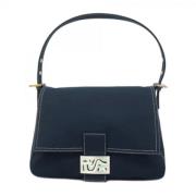 Pre-owned Canvas handbags Fendi Vintage , Blue , Dames