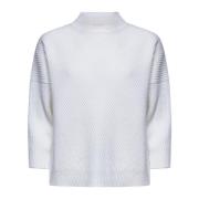 Eles Mock Neck Sweater in Wit Max Mara Studio , White , Dames