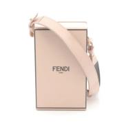 Pre-owned Leather fendi-bags Fendi Vintage , Beige , Dames