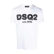 T-Shirts Dsquared2 , White , Heren