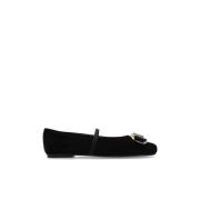 Ballerina's Zina Salvatore Ferragamo , Black , Dames