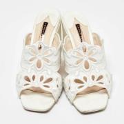 Pre-owned Leather sandals Sophia Webster Pre-owned , White , Dames