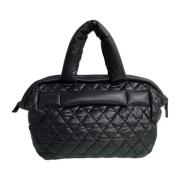 Pre-owned Nylon chanel-bags Chanel Vintage , Black , Dames