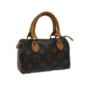 Pre-owned Canvas louis-vuitton-bags Louis Vuitton Vintage , Brown , Da...