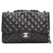 Pre-owned Leather crossbody-bags Chanel Vintage , Black , Dames