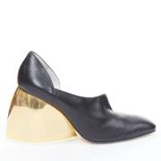 Pre-owned Leather heels Loewe Pre-owned , Black , Dames