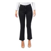 Zwarte wijde pijp jeans Jijil , Black , Dames