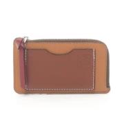 Pre-owned Leather wallets Loewe Pre-owned , Brown , Dames