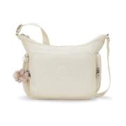 Modieuze Schoudertas in Zwart Kipling , Beige , Dames