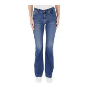 Katoen Merino Elastaan Jeans Liu Jo , Blue , Dames