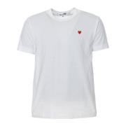 Logo Patch T-Shirt, Ronde hals, Made in Japan Comme des Garçons Play ,...