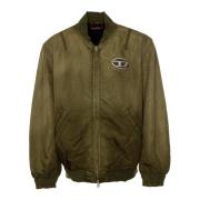 Bomberjack met degradé en distressed look Diesel , Green , Heren